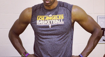 Dwight Howard works out with Laker assistants Darvin Ham & Chuck Person [video]