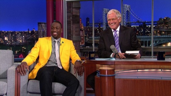 Dwyane Wade talks fatherhood and his knee injury with David Letterman [video]