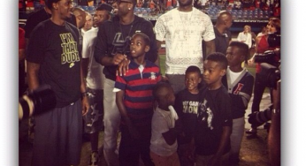 NBA dads on duty [photos]