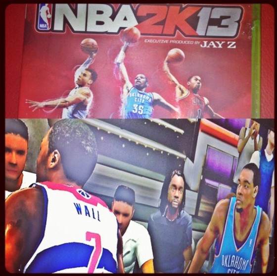 Wale & Jay Z featured courtside in NBA 2K13 [photos]