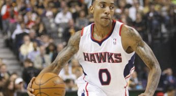 Hawks Jeff Teague sick dunk on Rockets Marcus Morris [video]