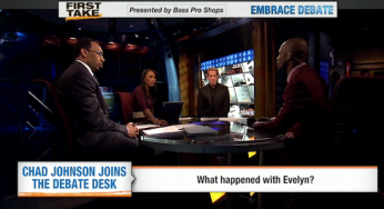 Chad “Ochocinco” Johnson has an open conversation on ESPN’s “First Take” [video]