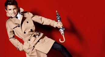 David Beckham’s son: Burberry Model