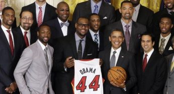 The Miami Heat visit the White House [photos]