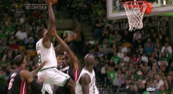 Celtics Jeff Green dunks on Chris Bosh [video]