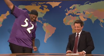 Baltimore Ravens’ Ray Lewis spoofed on Saturday Night Live [video]