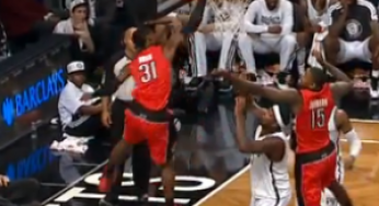 Raptors Terrence Ross with a sick reverse put back dunk against Nets [video]
