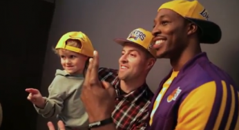 Dwight Howard and fans flick it up for Adidas [video]