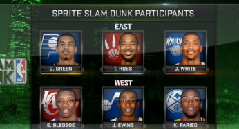 2013 Sprite Dunk contest participants include James White, Eric Bledsoe, Kenneth Faried, Gerald Green & more [video]