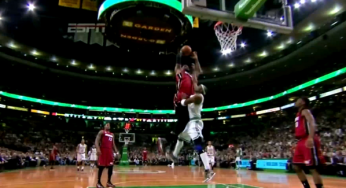 LeBron James dunks on Celtics Jason Terry [video]