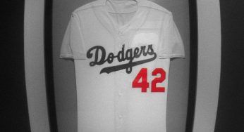 Dodgers celebrate “Jackie Robinson day” with Magic Johnson, Harrison Ford & Rachel Robinson [photos]