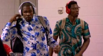 Fashion Glance; Kevin Durant & Hasheem Thabeet channel Russell Westbrook [photo]
