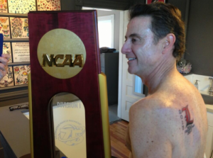 Rick-Pitino-gets-tattoo