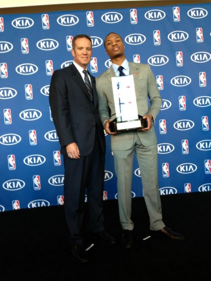 Damian Lillard-NBA-rookie-of-the-year