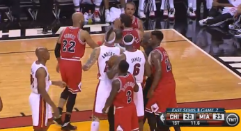 Taj Gibson & Joakim Noah ejected from Heat vs. Bulls game 2 [video]