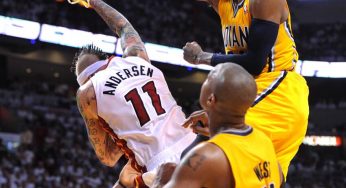 Pacers Paul George destroys Chris “Birdman” Andersen with the dunk [video]