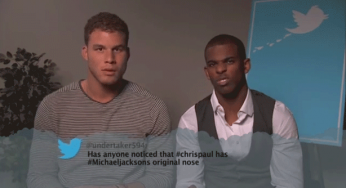 NBA stars Kobe Bryant, Chris Paul, Rajon Rondo & more read mean Tweets about themselves [video]