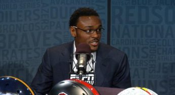 Dallas Cowboys CB Brandon Carr witnesses the birth of his son on “Facetime”