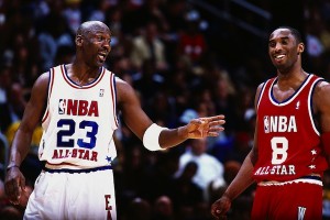 Jordan talks with Bryant