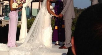 Clippers Matt Barnes and Gloria Govan wedding ceremony [photos]