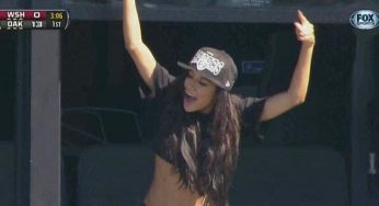 Glee’s Naya Rivera celebrates her brother Mychal’s 1st NFL touchdown [video]