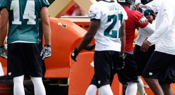 Eagles CB Cary Williams & WR Riley Cooper get into a scuffle at practice [video]