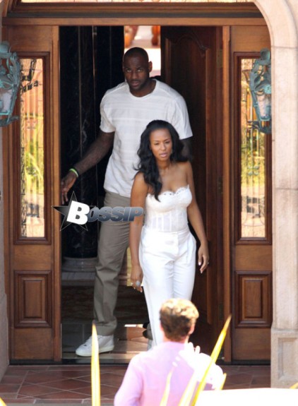 First Look: Mr. & Mrs. LeBron James [photos] - Jocks And Stiletto Jill