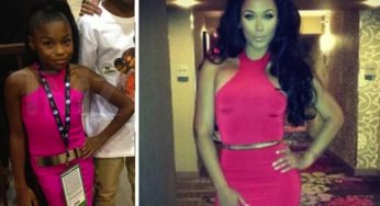 Floyd Mayweather Jr.’s kid’s mom pissed designer gave daughter and Shantel Jackson same dress [photos]