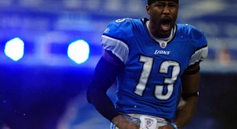 Lions WR Nate Burleson suffers broken arm in car accident