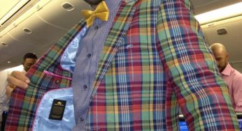Fashion Glance: Dodgers Andre Either rocks plaid suit [photo]