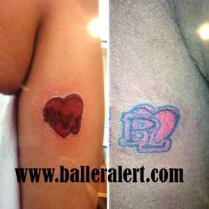 Princess-Love-Ray-J-matching-tatts