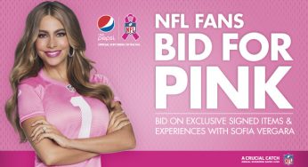 Diet Pepsi offers tailgating experience with Sofia Vergara in support of NFL’s ” A Crucial Catch”