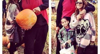 The Assist: Carmelo & Lala Anthony hit the pumpkin patch with Kiyan [photos]