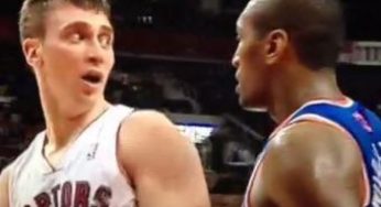 Raptors’ Tyler Hansbrough doesn’t want it with Metta World Peace [video]