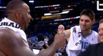 Glen “Big Baby” Davis devours turkey leg [video]
