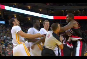 warriors-blazers-scuffle