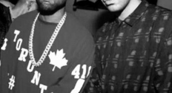 Drake & Kanye West party in Toronto [video]