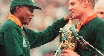 Nelson Mandela used the power of sports to unite South Africa