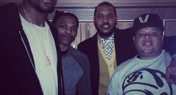 Kevin Durant, Russell Westbrook, Carmelo Anthony at 40/40 Club [photos]