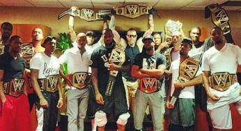 LeBron James gifts Miami Heat with WWE Championship belts [photos]