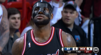 LeBron James’ black mask drives the internet nuts [photos]