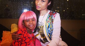 John Wall & Nick Minaj Get Miyah Her Pink Wig [Photos]
