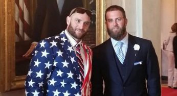 Boston Red Sox Johnny Gomes Rocks Stars & Stripes To The White House [Photos]