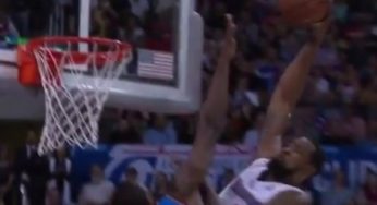 Dunk Of The Night: DeAndre Jordan Over Serge Ibaka [Video]