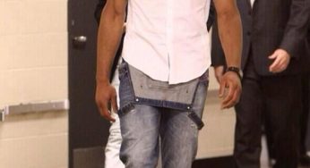 Fashion Glance: Dwyane Wade Rocks Denim Overalls [Photo]