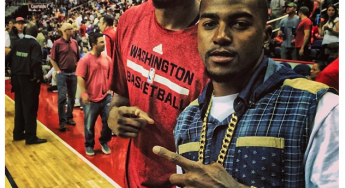 DeSean Jackson Flicks Up With Trevor Ariza & Paul George During Wizards vs. Pacers [Photos]