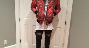 Fashion Glance: Russell Westbrook in Florals and Ripped Denim [Photo]