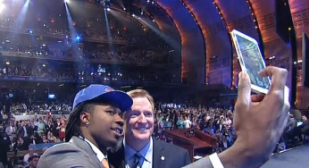 Buffalo Bills #4 Draft Pick Sammy Watkins Takes Selfie With NFL Commissioner Roger Goodell [Photo]