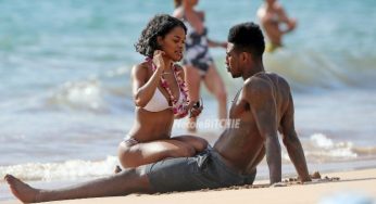 Knicks Iman Shumpert Frolicks On The Beach With Teyana Taylor [Photos]