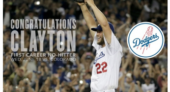 Dodgers Clayton Kershaw Pitches 1st Career No-Hitter